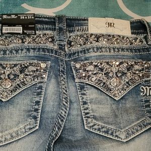 Blinged out Miss me Jeans